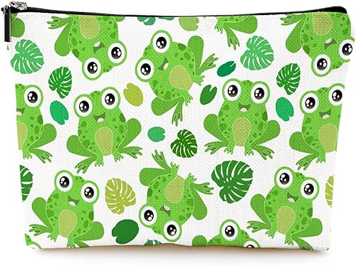 Miniatura 7 de Givotin Bolsas de cosméticos para mujer, bonita bolsa de maquillaje para monedero, bolsa de aseo de viaje, bolsa divertida con cremallera, Bolsas de