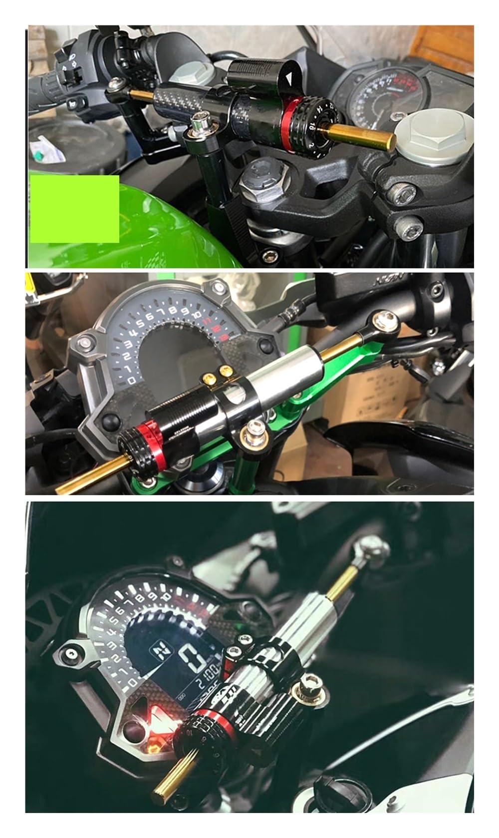 ステアリングダンパースタビライザー 用 カワサキ ZX6R ZX-6R