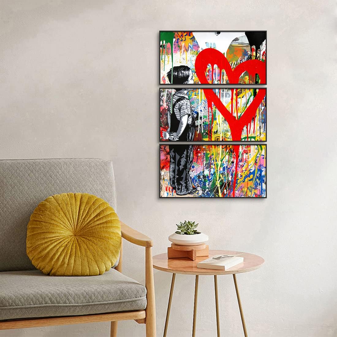 真作保証 西井義晃 「赤い風景」 油彩20号 自由美術協会会員 真作保証