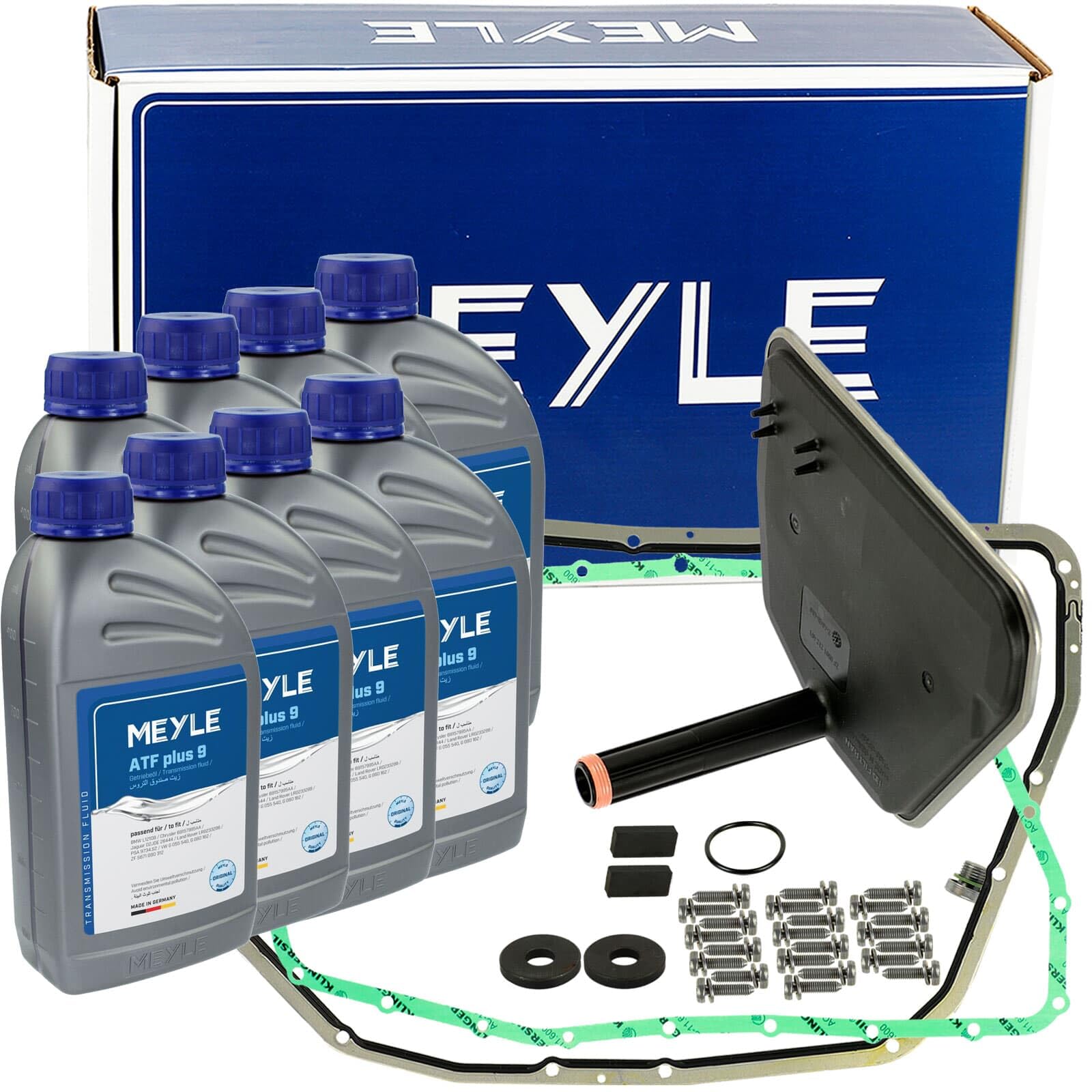 Meyle Teilesatz Automatikgetriebe | 1001350003/SK+0140193200 Meyle Teilesatz+ATF + 9 passend für 09L/6HP19 A4 B7 A6 C6 A8 D3
