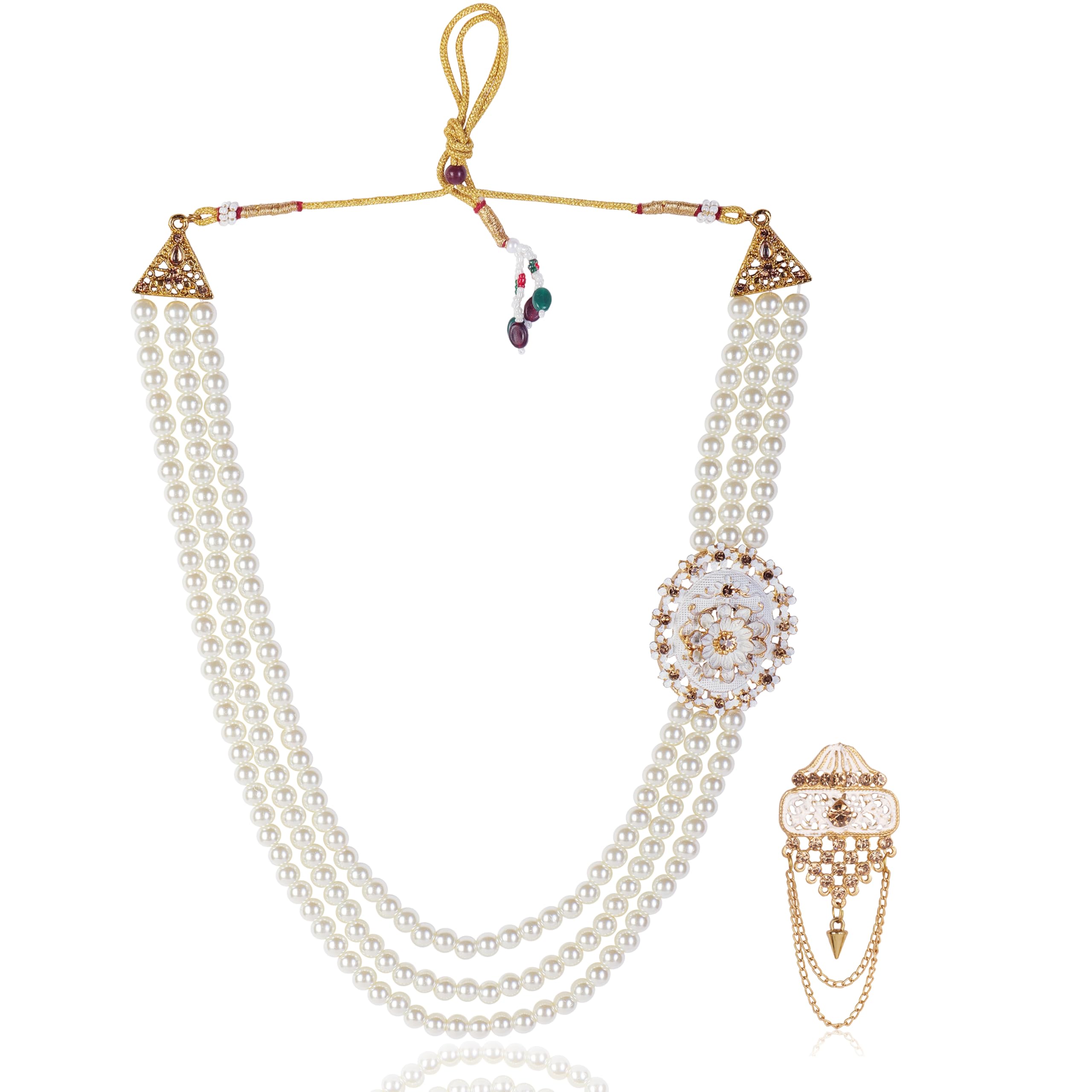 See full amazon price history chart for Jiyanshi Fashion pearl beads Dulha groom sherwani Necklace/Moti Mala for Men for wedding | Exquisite Groom Mala and Brooch Set | Perfect for Grooms…… Jiyanshi Fashion pearl beads Dulha groom sherwani Necklace/Moti Mala for Men for wedding | Exquisite Groom Mala and Brooch Set | Perfect for Grooms…… (B0D37Q7H6T) Amazon Price History, Amazon Price Tracker