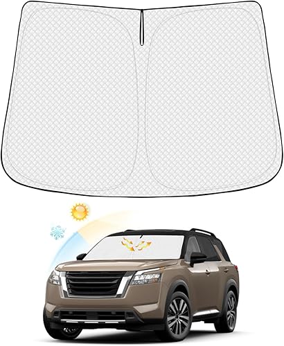 Miniatura 81 de Parasol para parabrisas para Ford Escape 2020-2025 2026, accesorios gruesos de 6 capas plegables para ventana delantera, protector de visera solar
