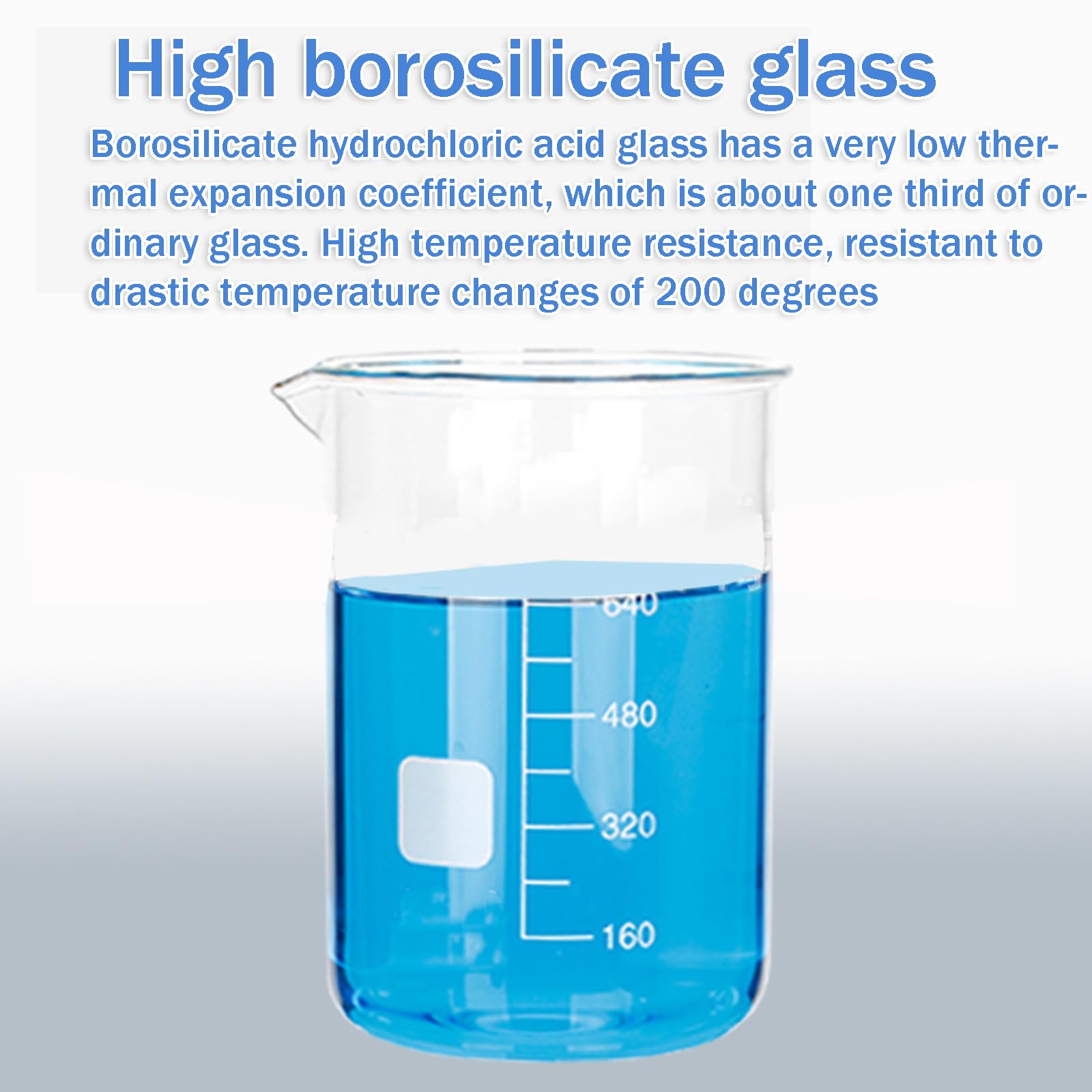 Laborbecher, 500/600/ 800/1000/ 2000/3000/ 5000/10000 Ml, Einfache Ablesung + Seitliche Schlitzöffnung/Einfaches Ausgießen, Leicht Tragen/Deutlich Sichtbar, Für Schule/Labor,3000ml