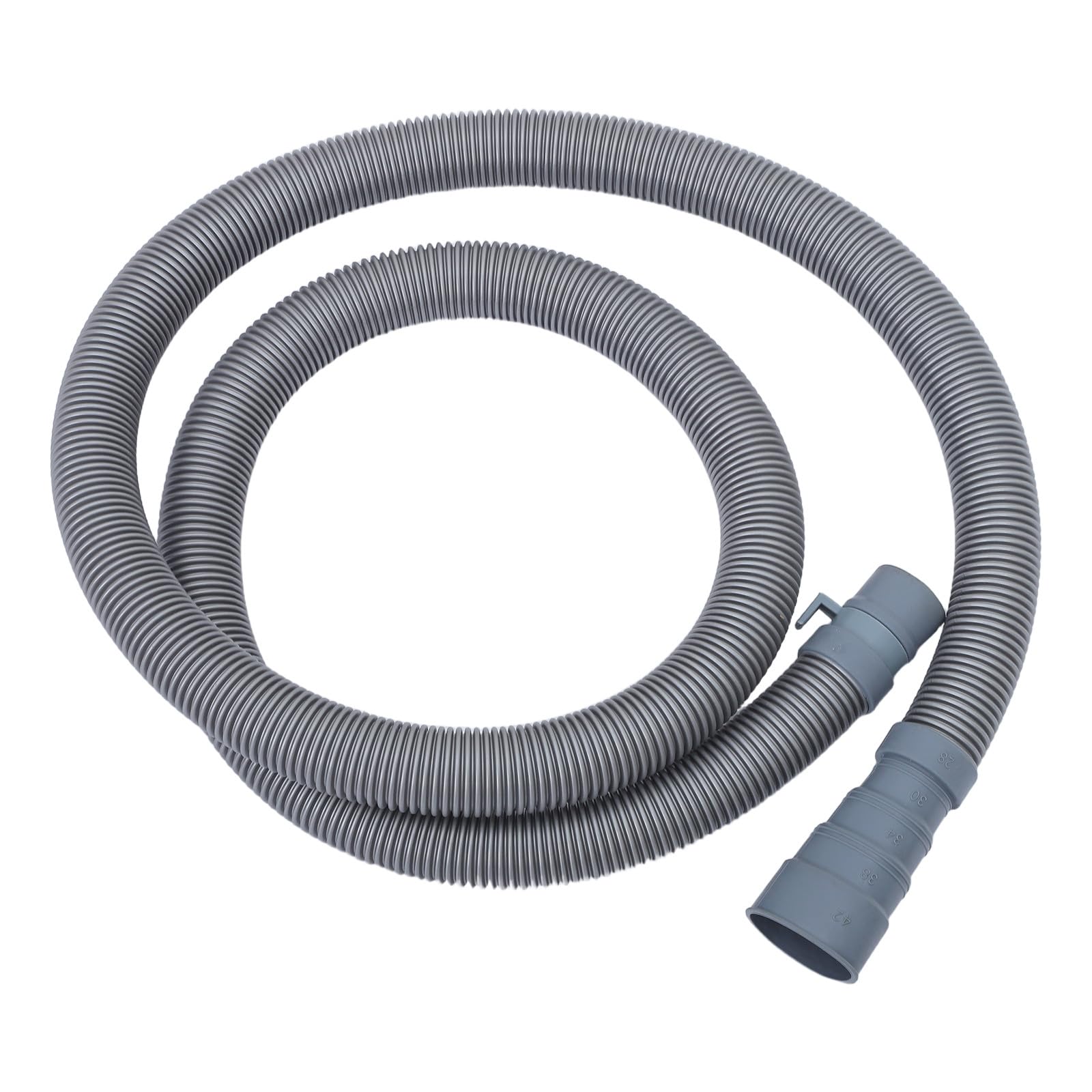 Manguera de drenaje para lavadora - Extensor de tubo de drenaje para lavadora - Abrazadera de manguera - Accesorio para tubo de desagüe de