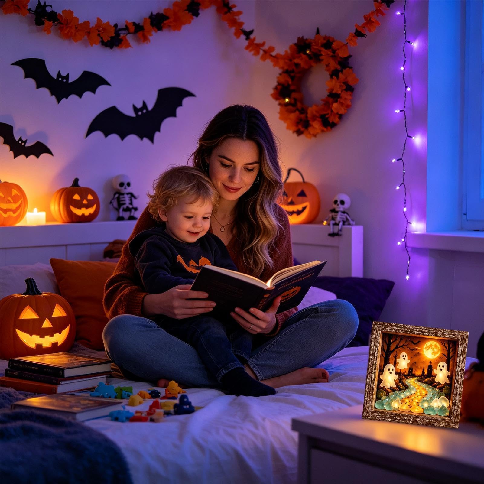 Kit di scatola dei ricordi di Halloween fai da te rustico decorazione