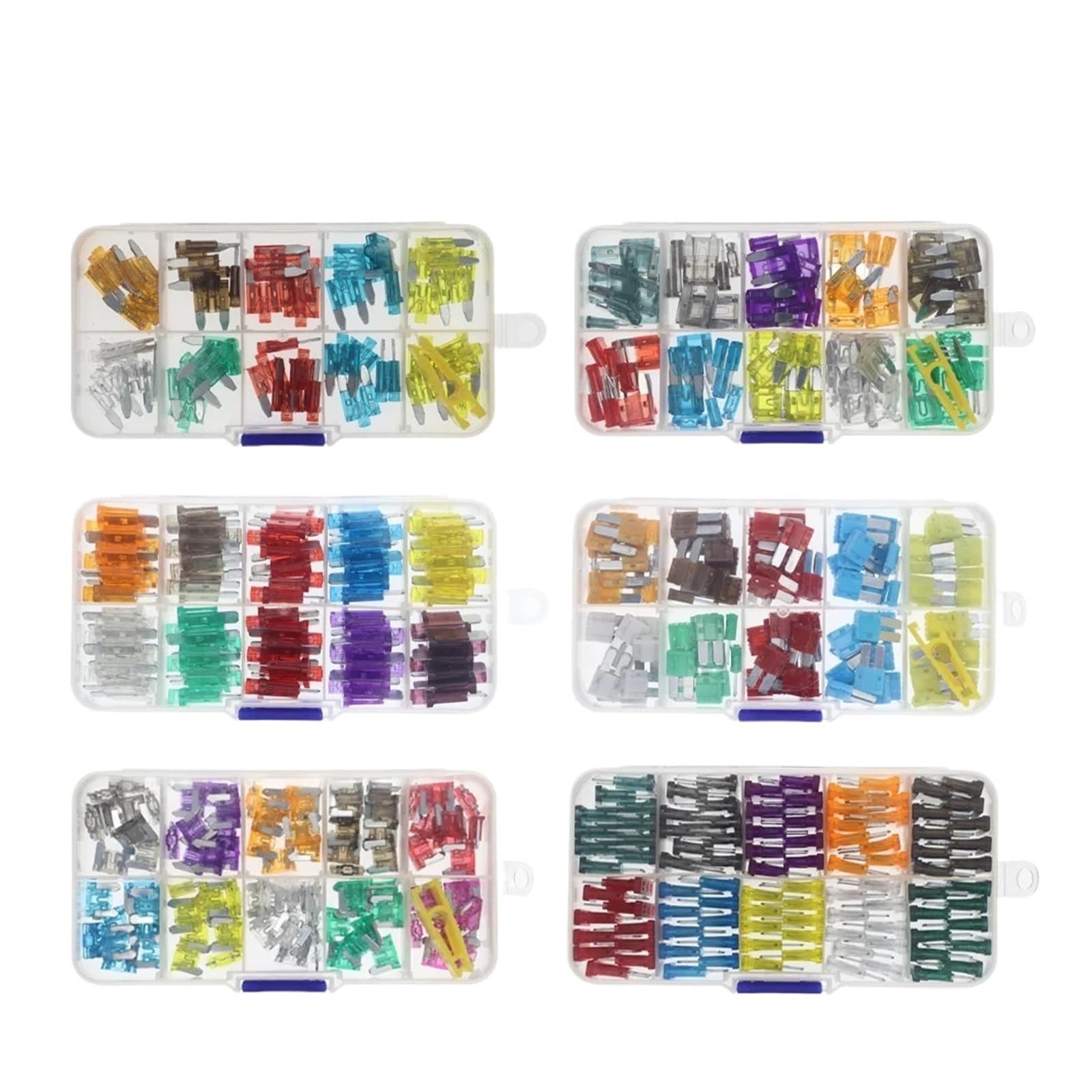 100PCS 32V Auto Sicherung Kit Sicherung automatische LKW Sicherung Sicherung Sicherung Einsatz Xenon Lampe Versicherung Auto Zubehör (Color : LED Mini 50PCS)