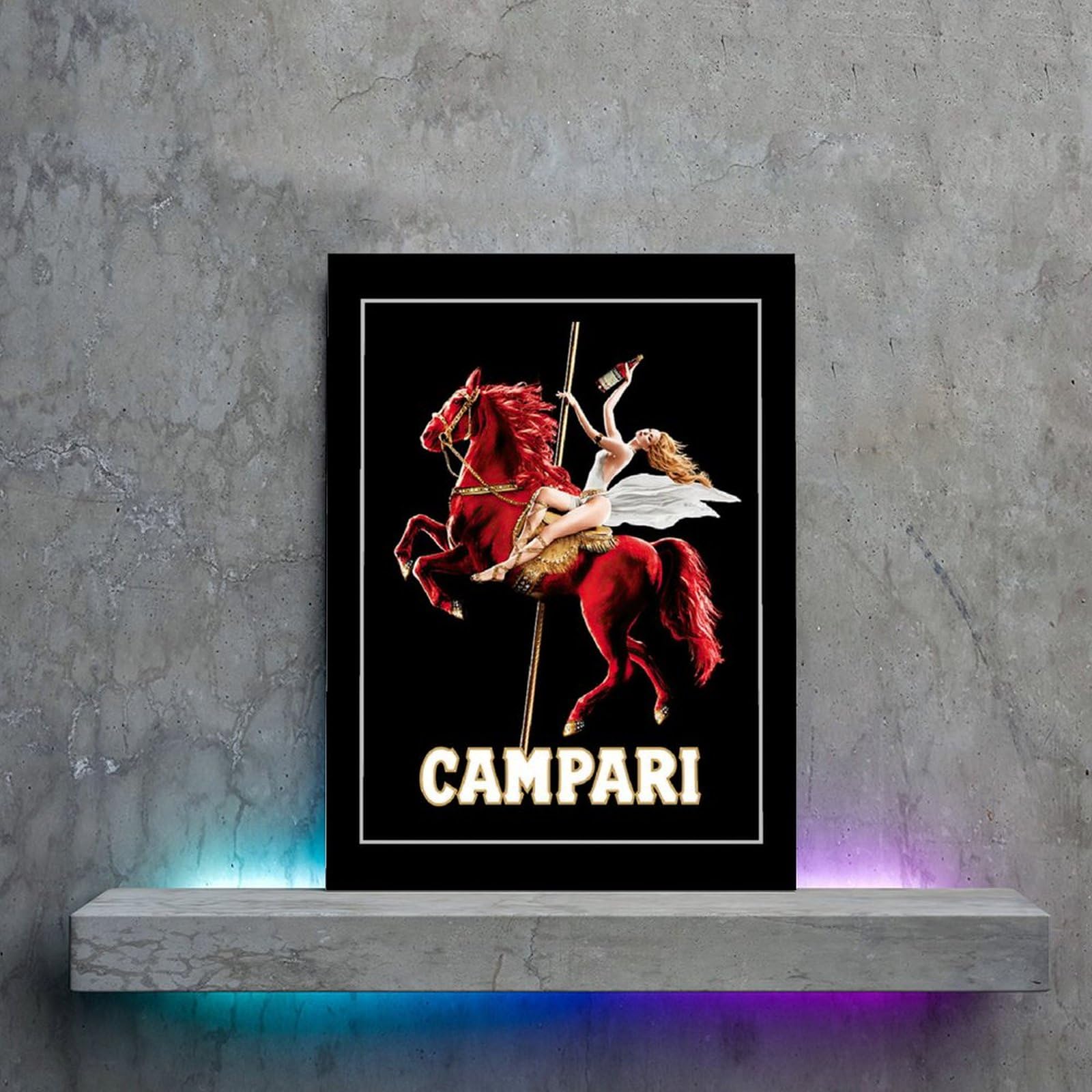 Amazon.com: Vintage Campari Poster Campari Girl Aperitif Retro