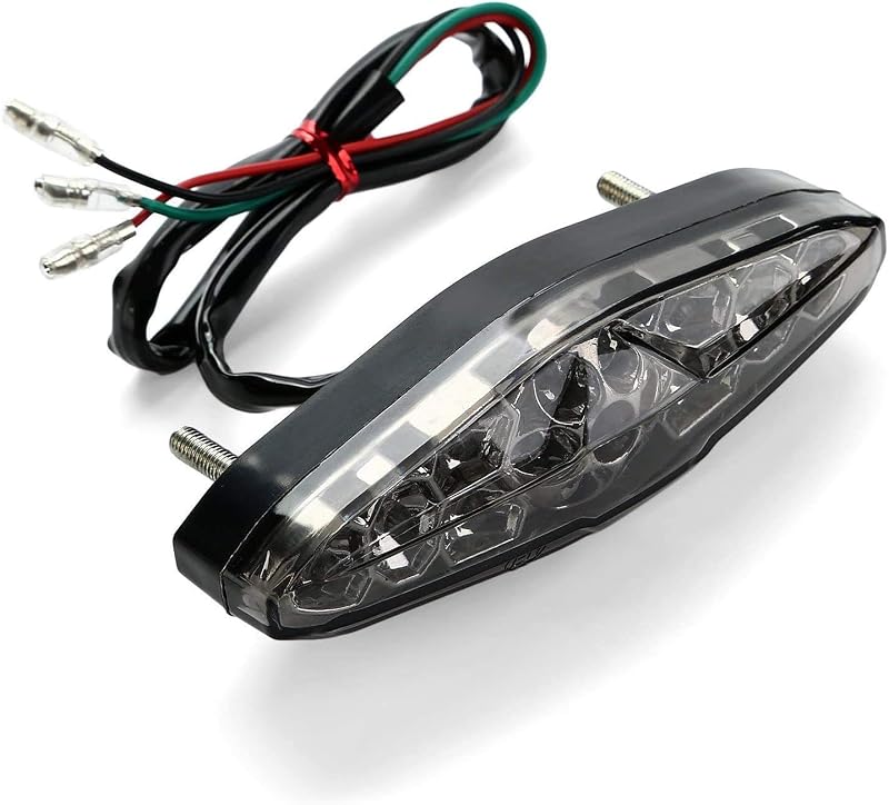 CICMOD Motorcycle Led Brake Running Tail Light 12V | Universal for Quad, ATV, Dirt Bike, Custom Chopper