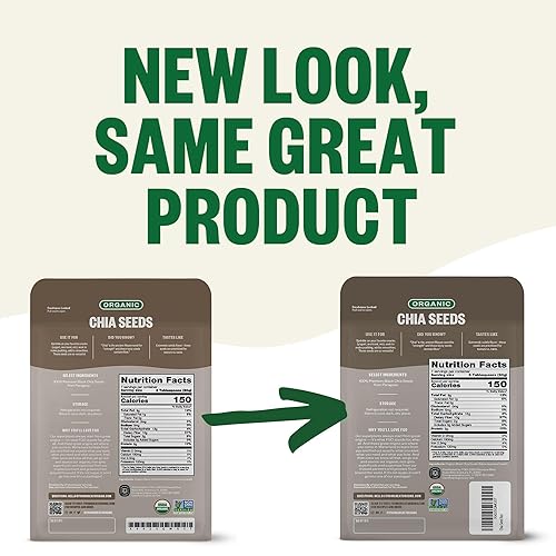 Miniatura 3 de Semillas de chía orgánicas  Importadas de Paraguay  Bolsa resellable de 8 onzas