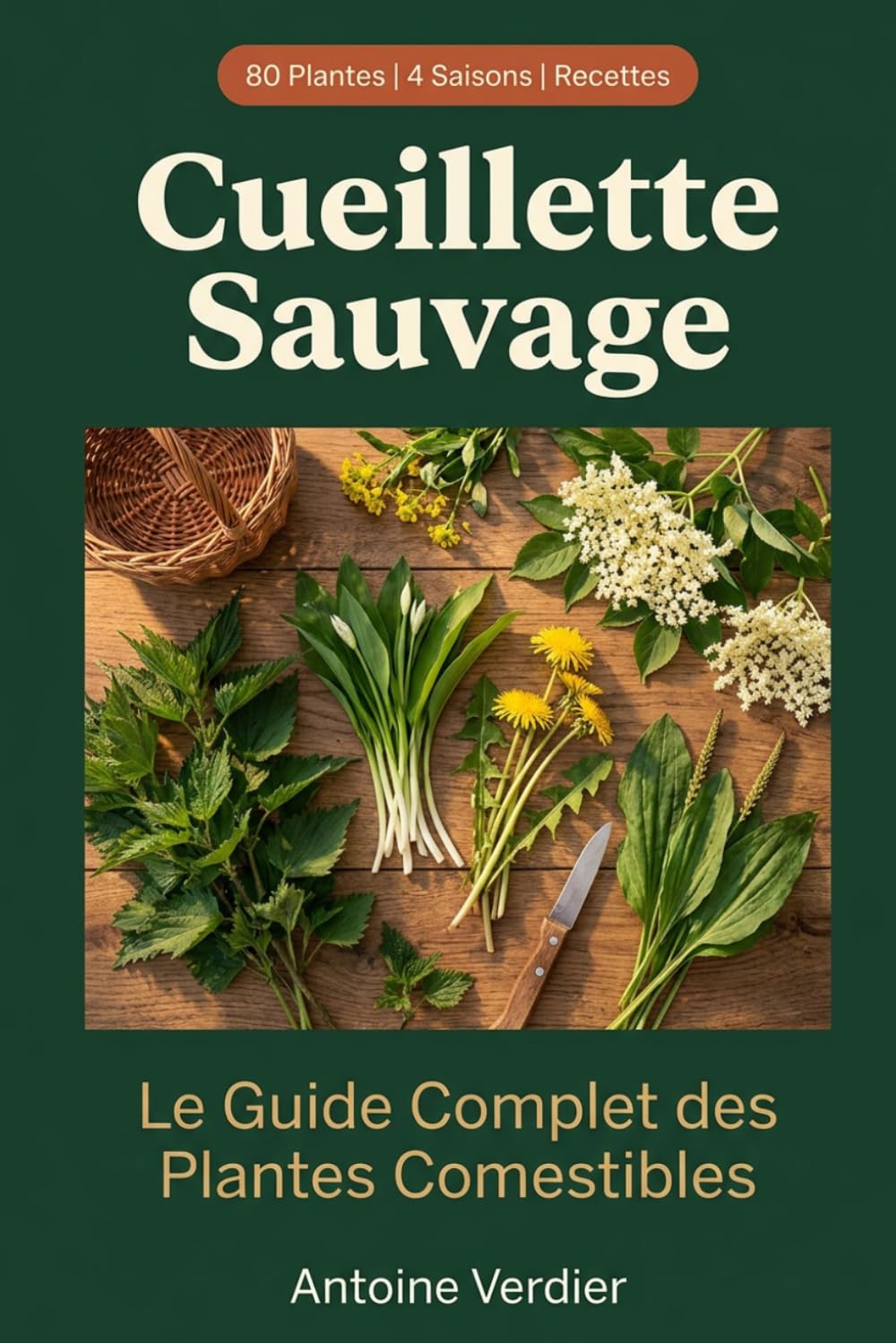 Cueillette Sauvage: Identifier, Récolter et Cuisiner 80 Plantes Sauvages Saison par Saison