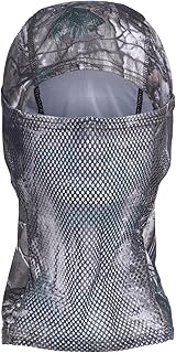 Camo Balaclava Mesh Face Mask - Lightweight Turkey Hunting Face Cover for Men & Women - Hunting, Fishing, Skiing