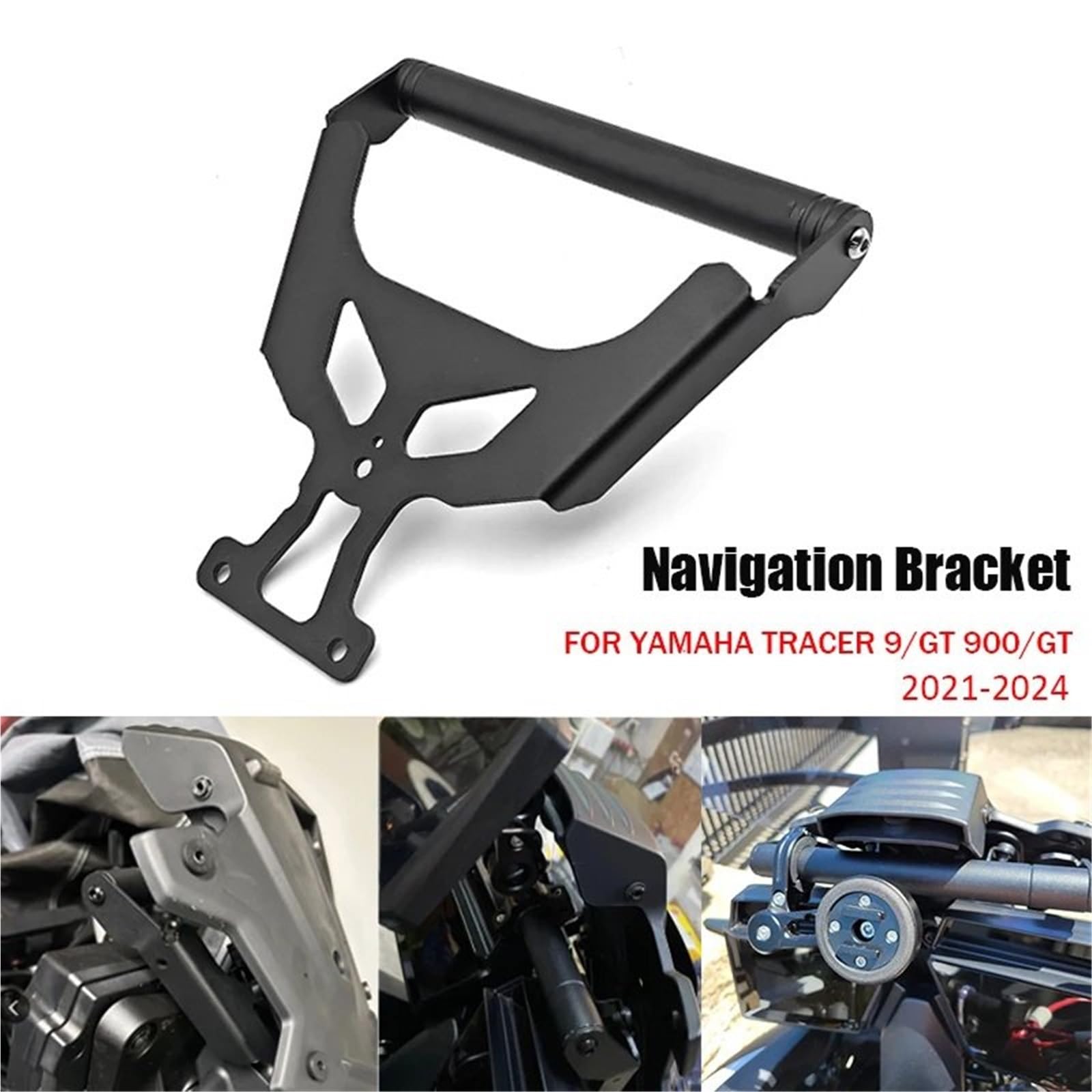 Moto GPS Support De Navigation Support de téléphone pour Moto Convient pour Yamaha Tracer 9GT 900GT 2021-2024, Support de Navigation GPS Support De Navigation GPS pour Moto