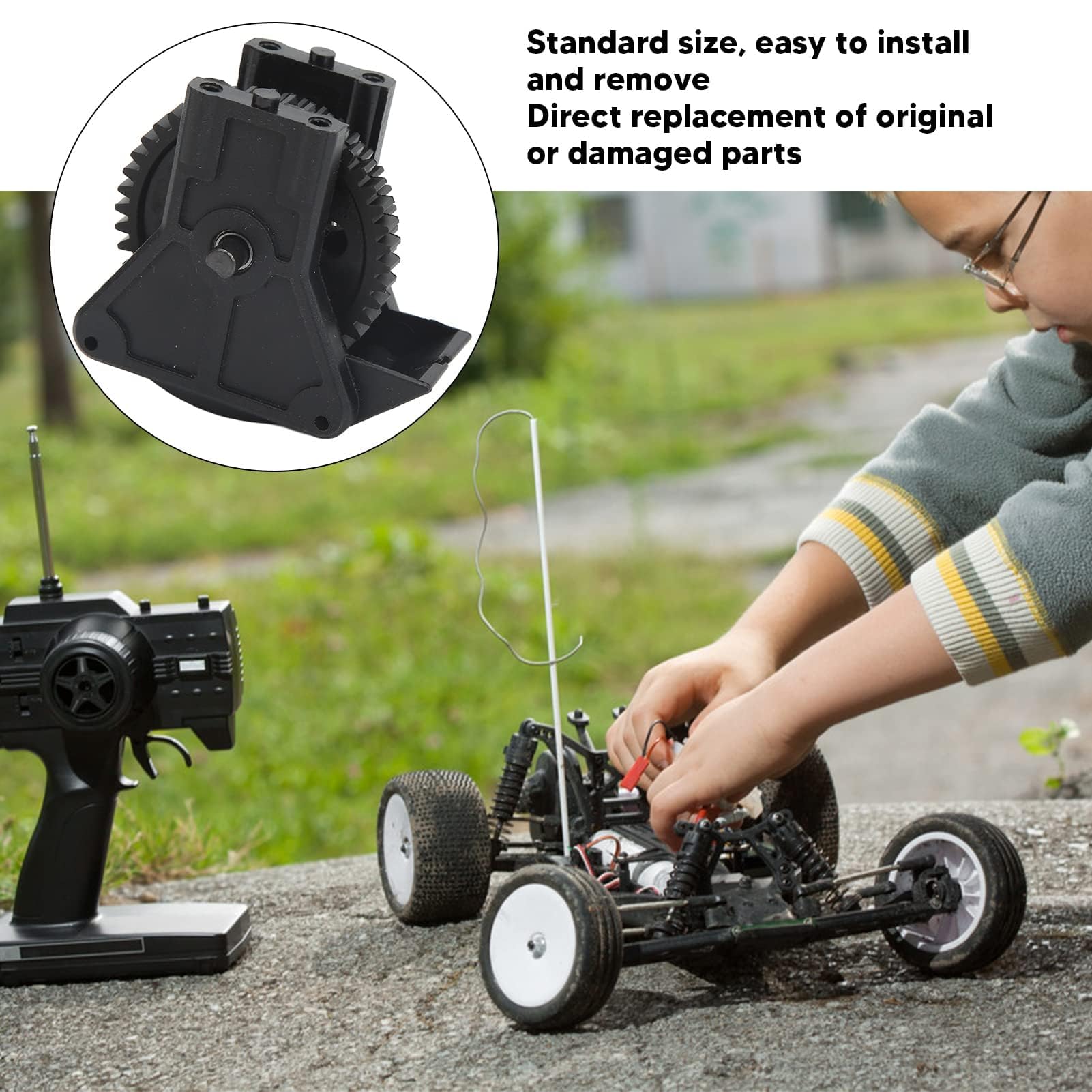 RC Car 2-Gang-Getriebe Für HSP 94122/94102 – Upgrade-Teil Aus Kunststoff & Stahl