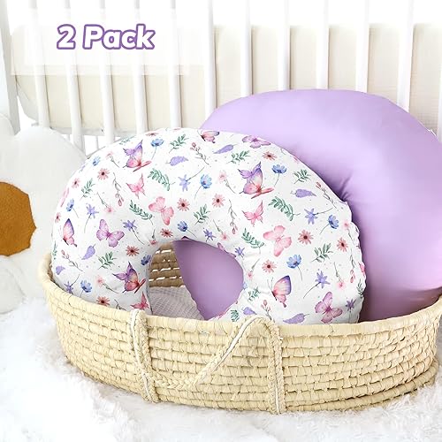 Miniatura 7 de Pea Pod Fundas de almohada de lactancia, paquete de 2 fundas suaves y adorables para almohadas de lactancia, fundas elásticas cómodas para almohadas