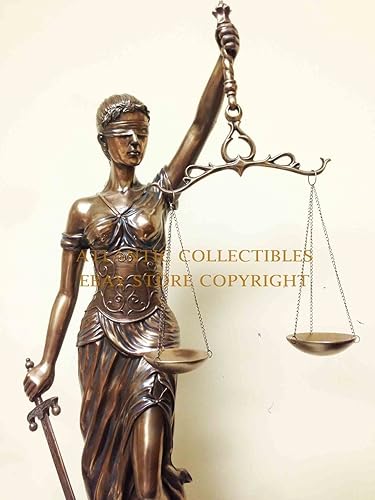 Miniatura 3 de Atlantic Collectibles - Figura decorativa griega de Dike La Justica Dike de 31 pulgadas de alto