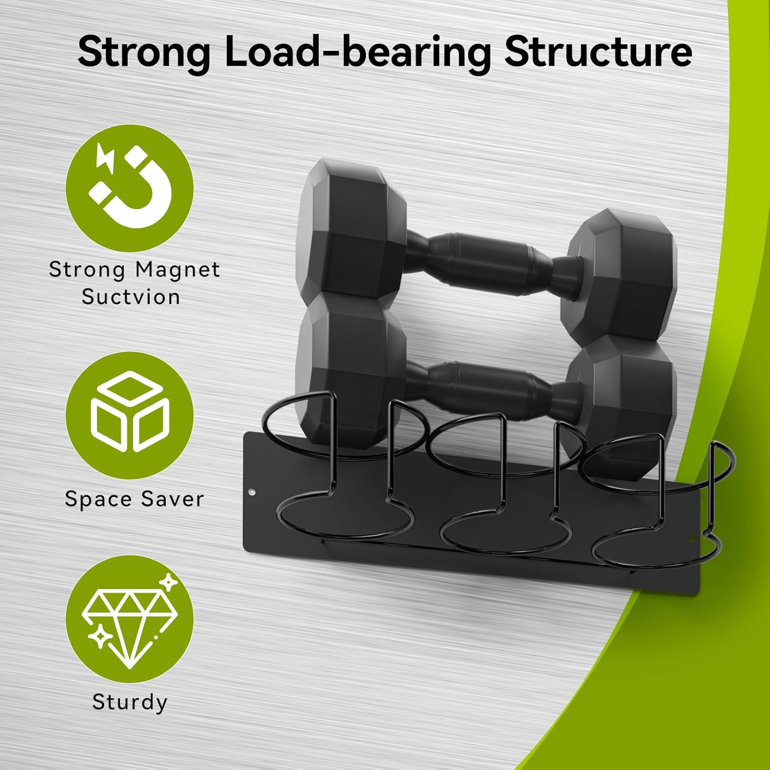 Magnetic Cup Holder for Stanley Cup 40 oz,2 pack Water Bottle Organizer for Refrigerator with Handle,Tumbler Lid Organizer for Stanley Cup Accessories,Gifts Ideal(Black 3CUPS(2PCS)) - Image 5