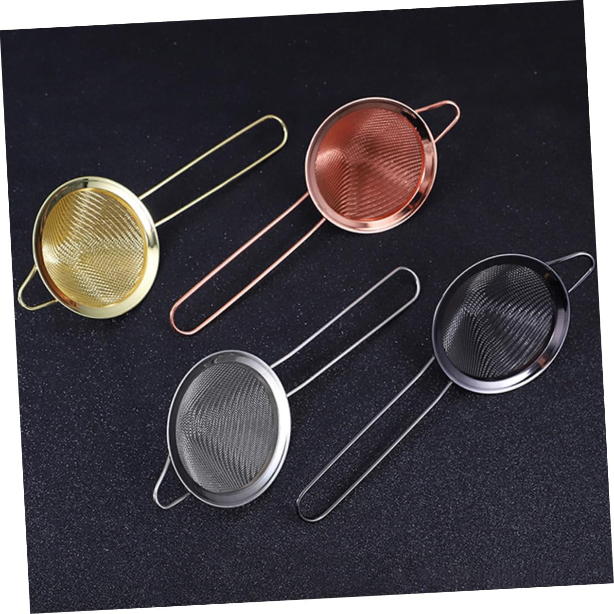 Ciieeo Creative Triangle Strainer Hook Stainless Steel Residue Strainer for Bar Club