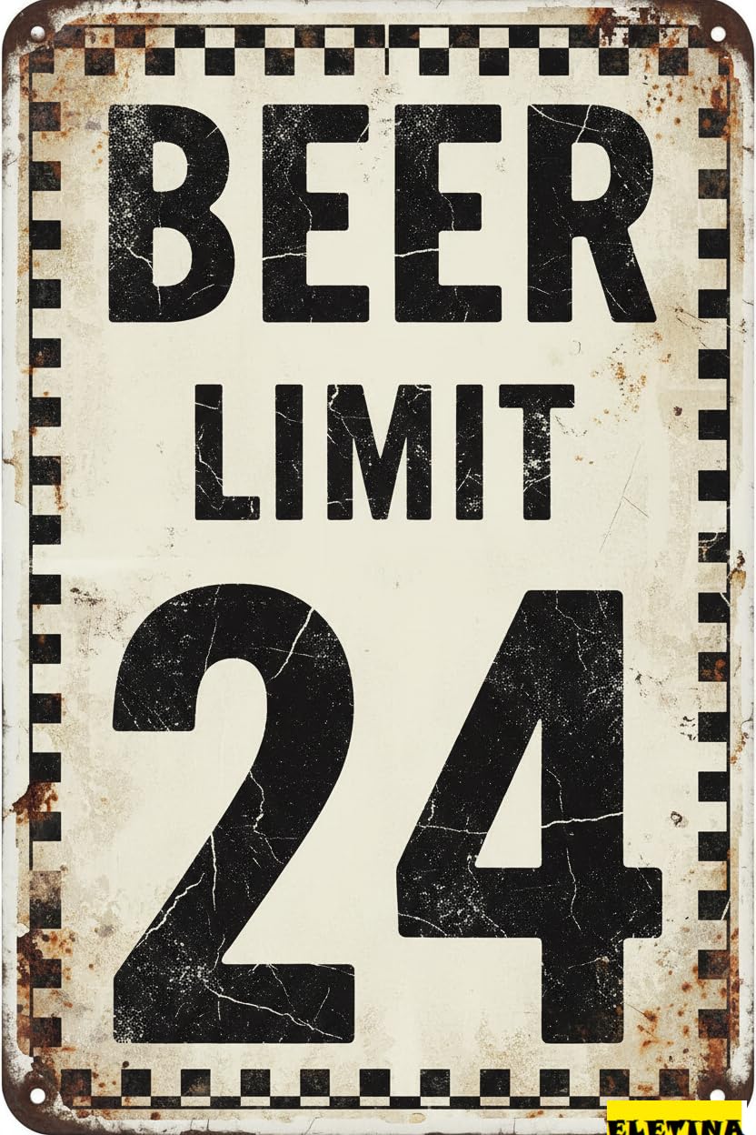 Vintage Metal Tin Sign In Dogs Beers I've Only Had One Style Nostalgic Advertising Wall Gift Women Men 8x12 Inch