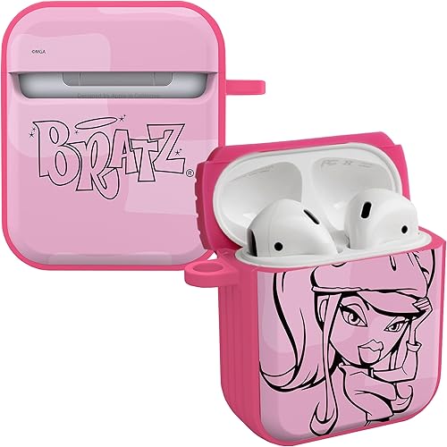 Bratz Passion for Fashion HDX - Funda compatible con Apple AirPods Gen 1 y 2 (Jade Outline)