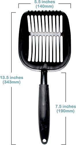 Miniatura 3 de Pets First Cat Litter Scooper - Ergonomic & Easy Grip Design Deep Cleaning with A Non-Stick & No Residue Build-Up  Solid Aluminum, Waterproof -
