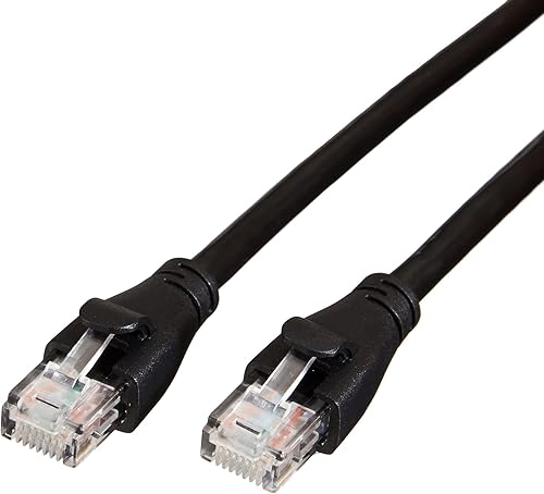 Amazon Basics RJ45 Cat-6 Ethernet Patch Internet Cable, 3 Foot (0.9 m), 200 Coun