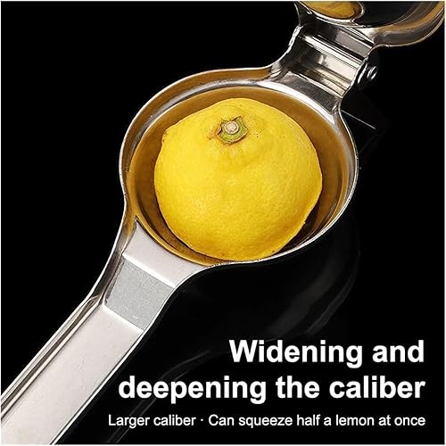 Miniatura 5 de Stainless Steel Manual Juicer Processor Lemon Squeezer Orange Fruit Household Lemon Clip Fruit Pressing Kitchen Accessories(L)