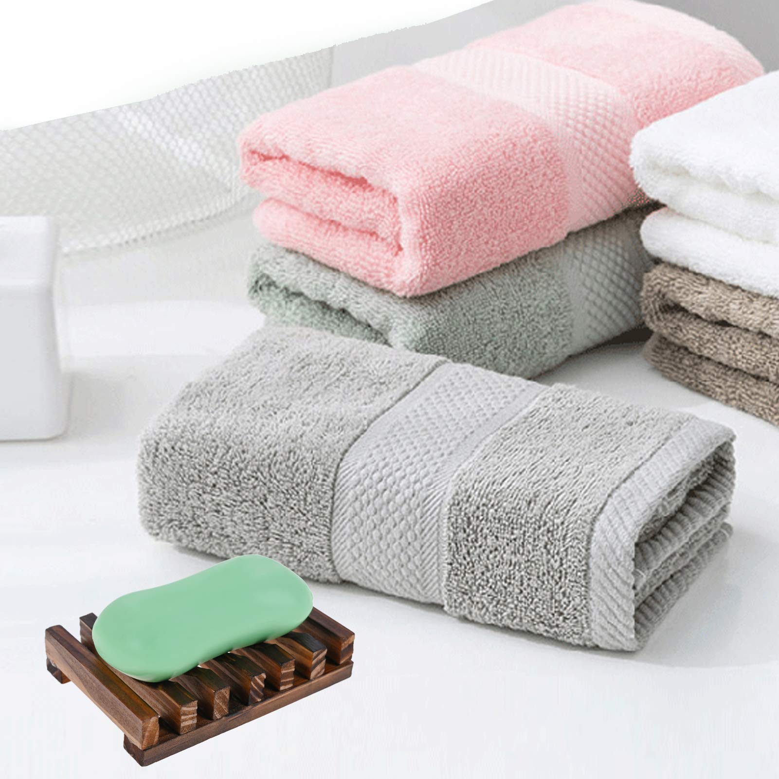Juego De 3 Jaboneras De Madera Para Baño O Ducha, Rectangula