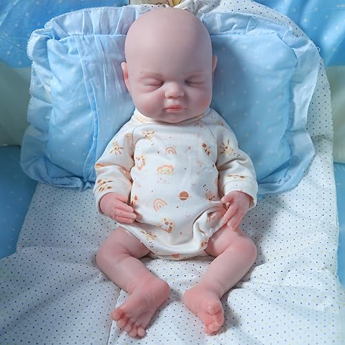 Muñecas de bebé Reborn realistas de 16 pulgadas, 4.4 libras, muñeca de silicona platino para niña, regalos de Navidad y cumpleaños para niñas y