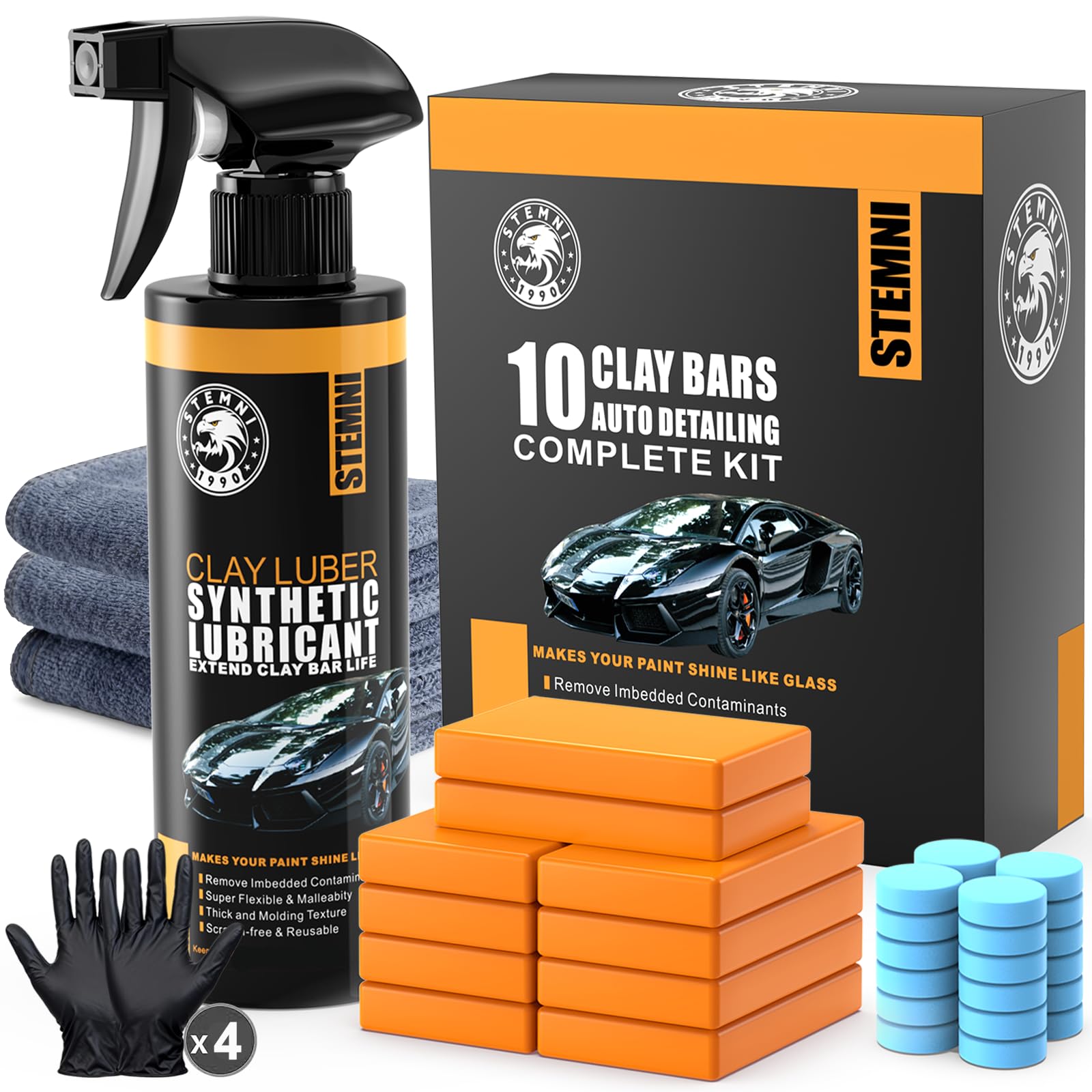 Stemni 10-Pack Clay Bar Kit