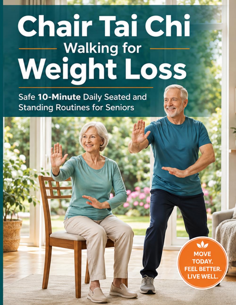 Chair Tai Chi Walking for Weight Loss: Safe 10-Minute Daily Seated and Standing Routines for Seniors to Burn Fat, Build Strength, and Move Without Pain