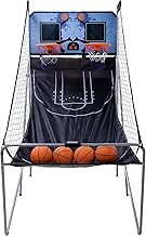 Nova Microdermabrasion Foldable Indoor Basketball Arcade Game Double Shot 2 Player W/ 4 Balls, Electronic Scoreboard and Inflation Pump
