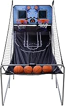 Best Nova Microdermabrasion Foldable Indoor Basketball Arcade Game Double Shot 2 Player W/ 4 Balls, Electronic Scoreboard and Inflation Pump Review 