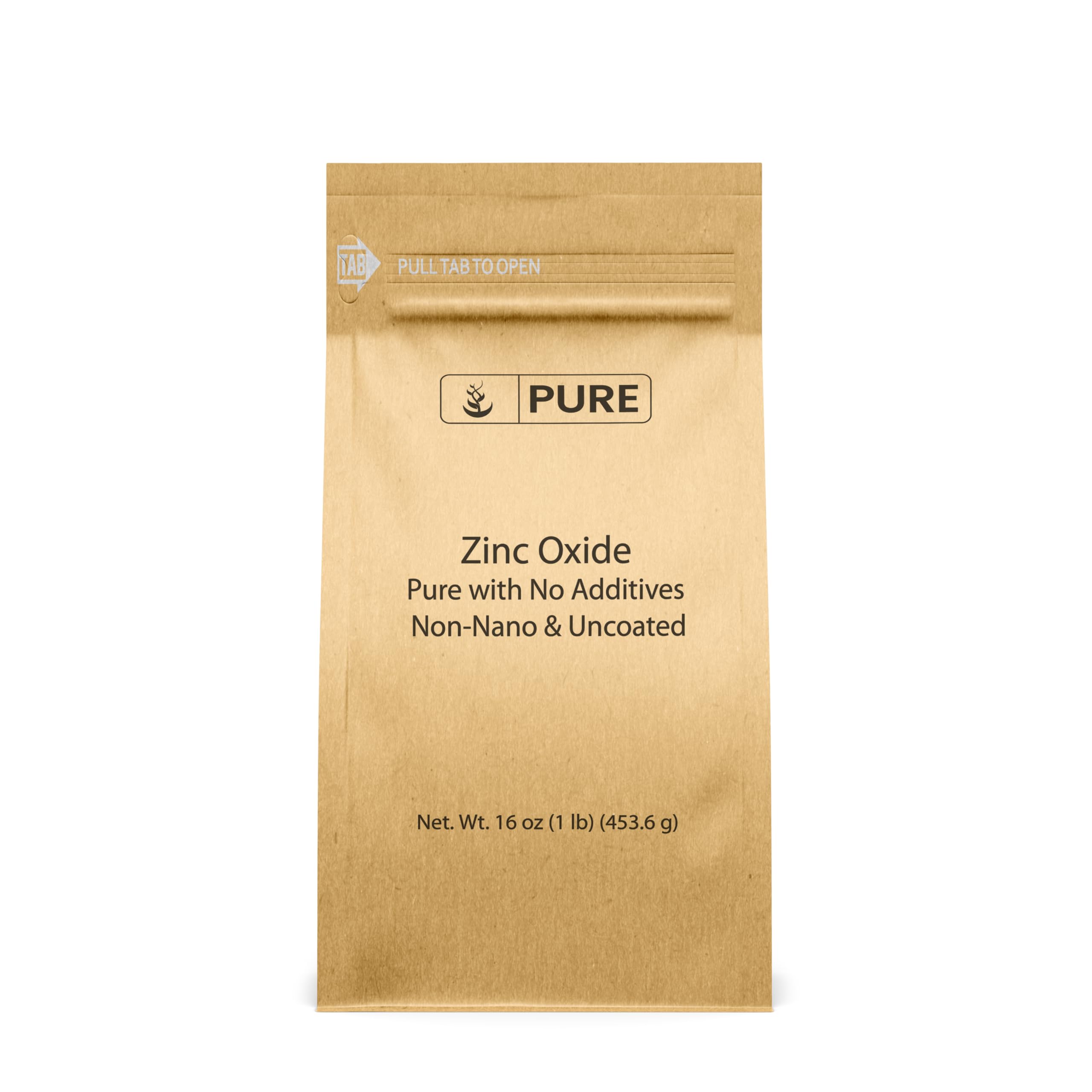 Pure Original Ingredients Zinc Oxide, Eco-Friendly Packaging, Non-Nano (1 Pound)