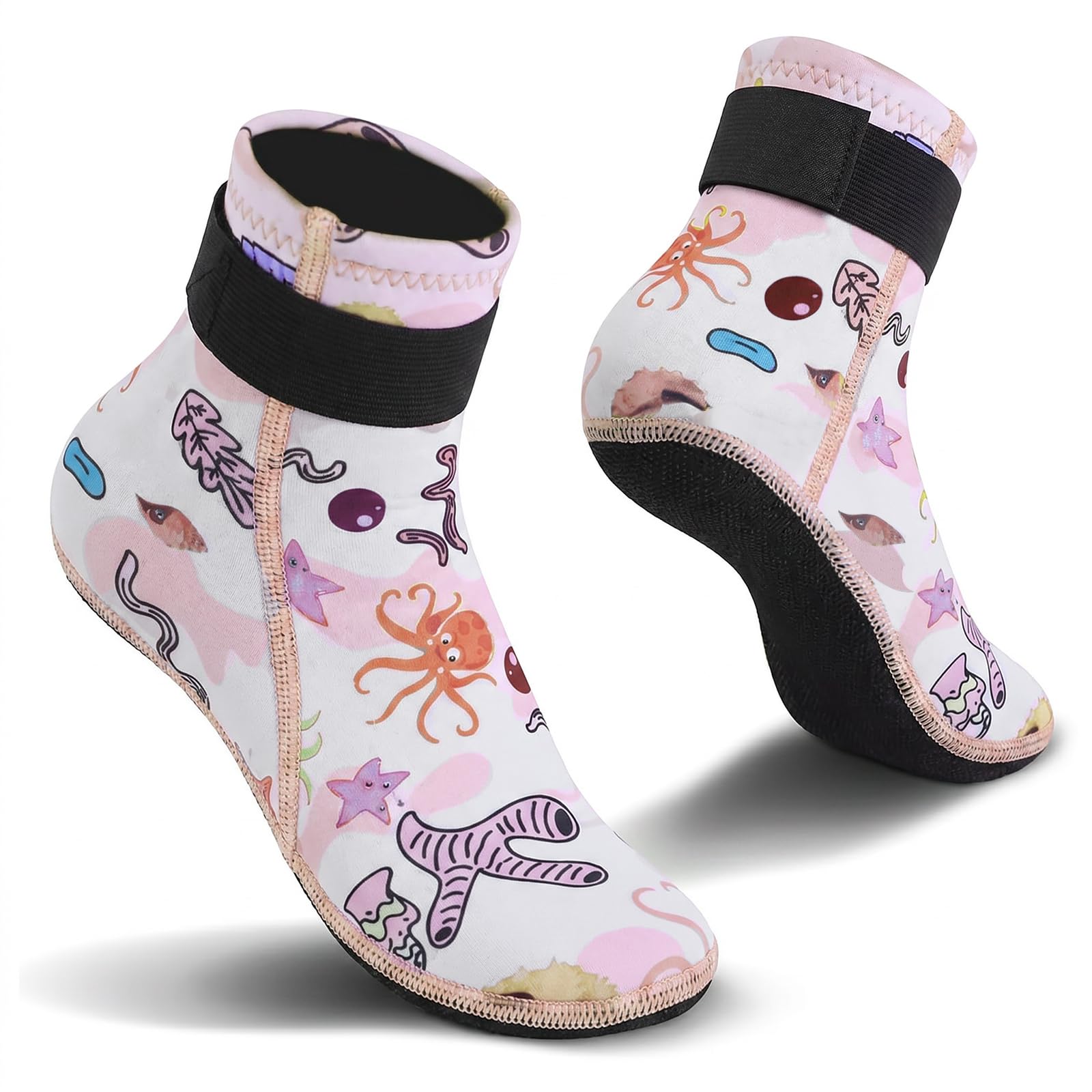 Calzini da nuoto in neoprene per ragazze e ragazzi, calze subacquee per sport acquatici, scarpe antiscivolo, scarpe da surf, piscina, vacanze indispensabili