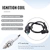 Kit de bobina de encendido, CDI de 5 pines, solenoide de 4 pines, regulador de voltaje y bujía compatible con 50cc 70cc 90cc 110cc 125cc ATV chino Go Kart Dirt Bike Pit Bike TaoTao Moped Scooter 5
