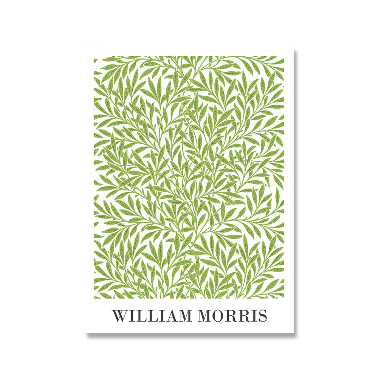 Dittelle William Morris Stampa su Tela Victoria and Albert Museum Exhibition Poster London Underground Art Nouveau Pittura Decorazione Della Parete 60x80 cm-3 Pezzi Senza Cornice
