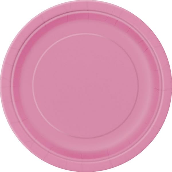 Unique Party - 32123 - Paquet de 16 Assiettes en Carton - 21,9 cm - Turquoise - 3