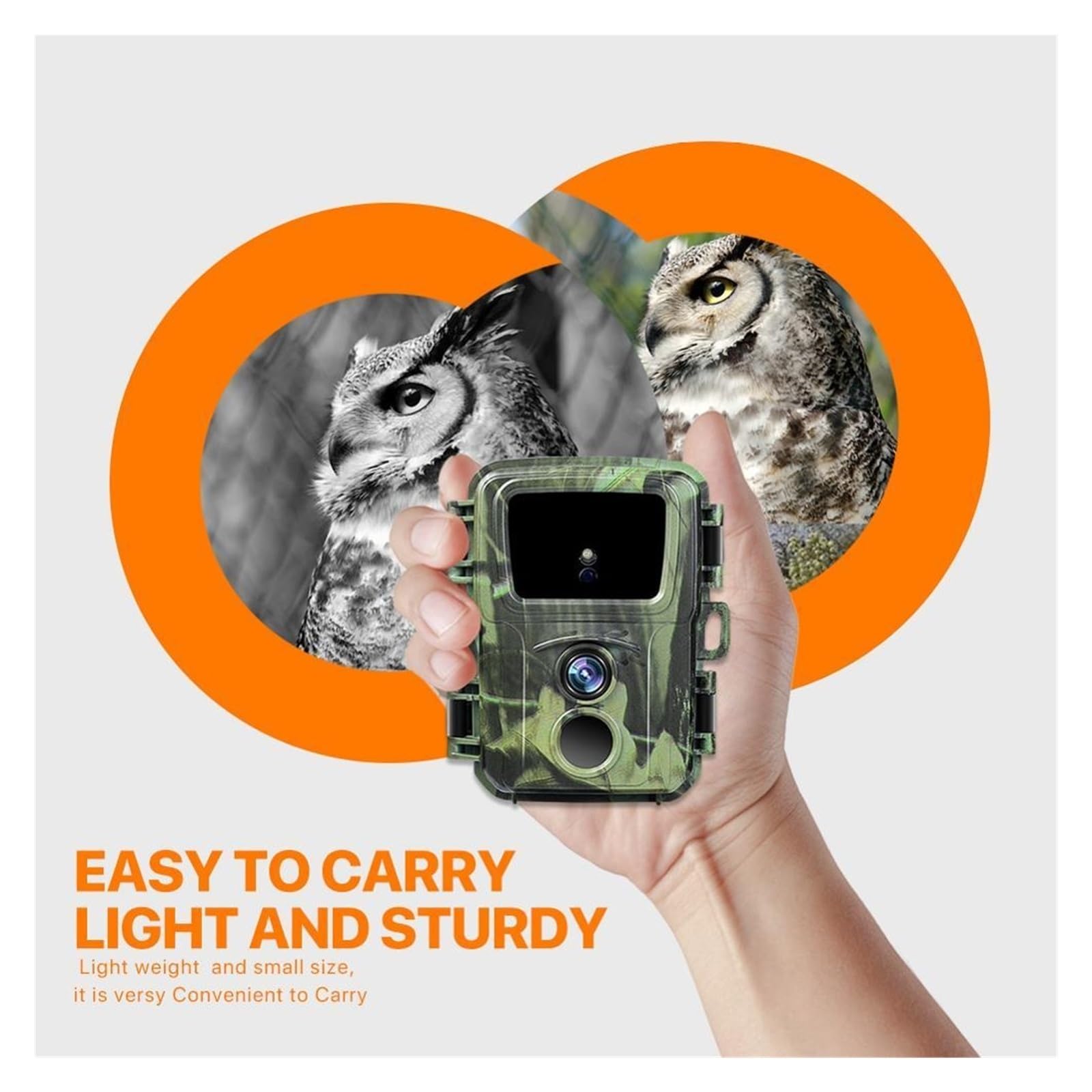 Mini Kamera Myśliwska Trail 20MP 1080P Dzika Pułapka Na Zdjęcia Mini600 Kamery Dzikich Zwierząt Leśnych IP65 Wodoodporny Tor Nadzoru
