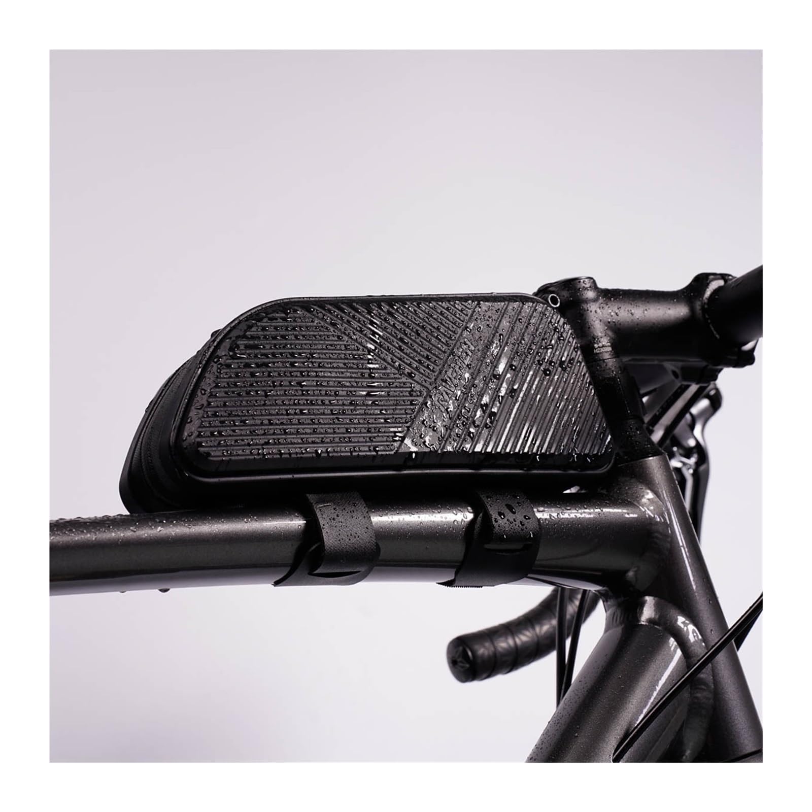 Borsa for tubo superiore for bicicletta in TPU impermeabile da 1 pezzo | Conserva il telefono e i piccoli oggetti for il ciclismo all'aperto.