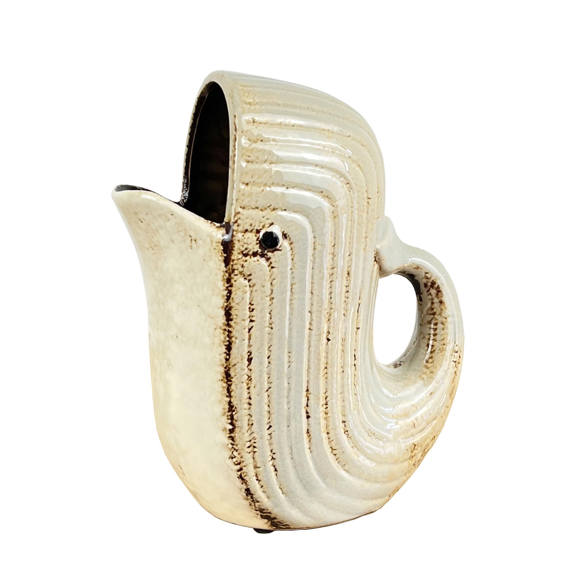 Alfie Francis Grey 21.5Cm Novlety Whale Jug Home Decoration Ornament Nautical Fish Sculpture Vase Pitcher Water
