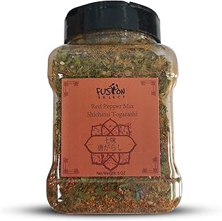 Fusion Select Shichimi Togarashi Seasoning - Japanese 7 Spice Japanese Seasoning Japanese Chili Powder (6 Oz)