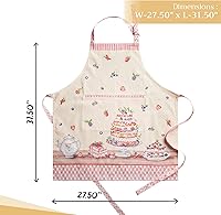 Vista 187 de Maison d' Hermine Delantal 100% de algodón para mujeres con bolsillo de cocina delantal de chef para hombres, decoración de Pascua
