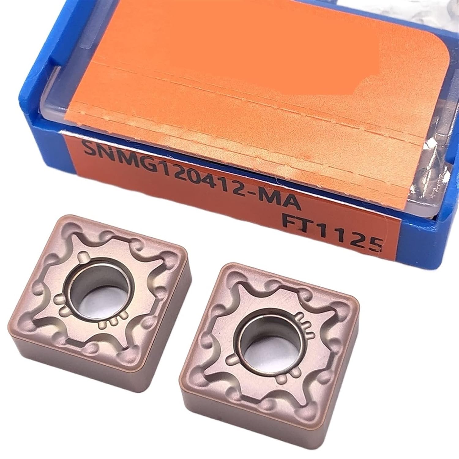 Indexable Lathe Carbide Insert 10pcs SNMG120412 MA CNC Hard Metal Turning Tool Carbide Insert Lathe Cutter Tool Turning Insert for Stainless Steel