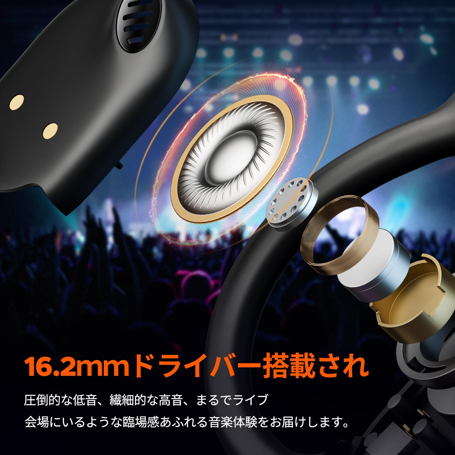 Amazon.co.jp: TRUEFREE O1 耳掛け式 ワイヤレスイヤホン bluetooth5.3