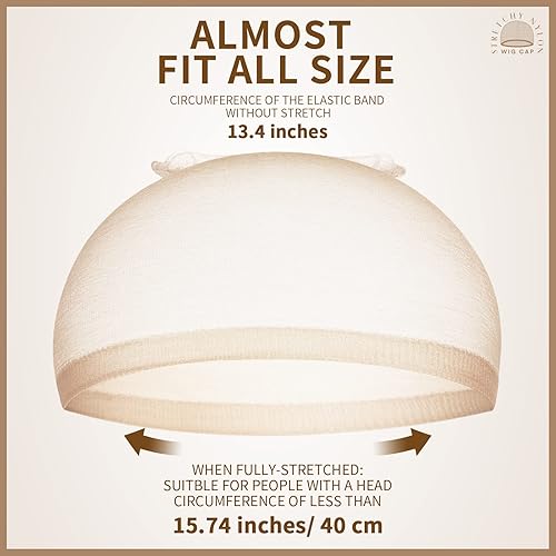 Miniatura 4 de Teenitor Gorra de peluca HD, 20 gorras de peluca ultrafinas para mujer, gorras de peluca para mujer, gorras de peluca HD, gorras de peluca para