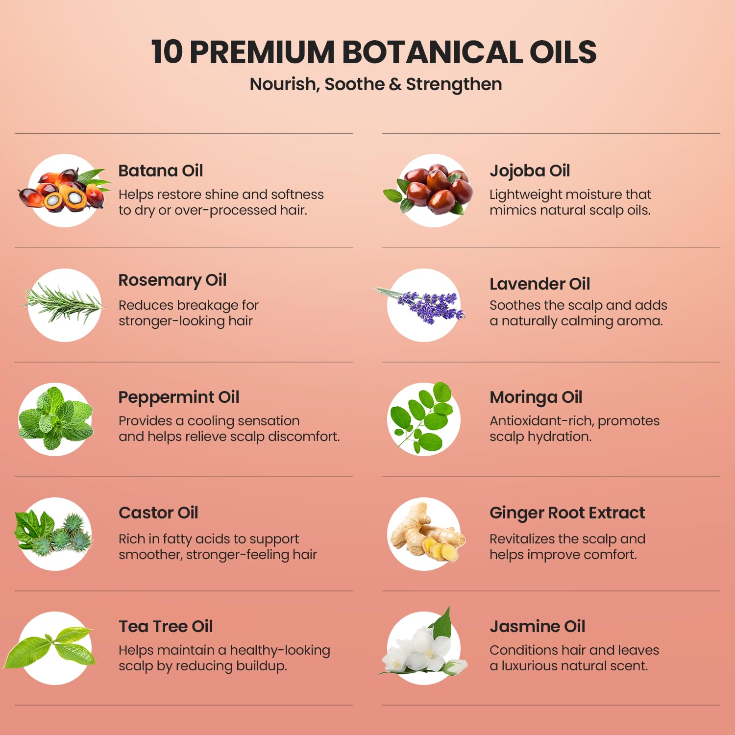 Hair Growth Serum Oil for Women, 100% Vegan Herbal Extracts, Follicle Activating Scalp Serum, Root Revive for Thicker Fuller Hair, Hair Loss, Shedding, Dry & Damaged Hair Treatment, 3.7 fl oz - Image 5