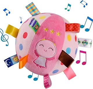 Bolas para Cães | 6in Dog Toys Plush Ball, Squeaky Dog Chew Toy,brinquedos interativos para cães para treinamento, limpeza dentes, bolas pastoreio, presentes para cachorros Lafan