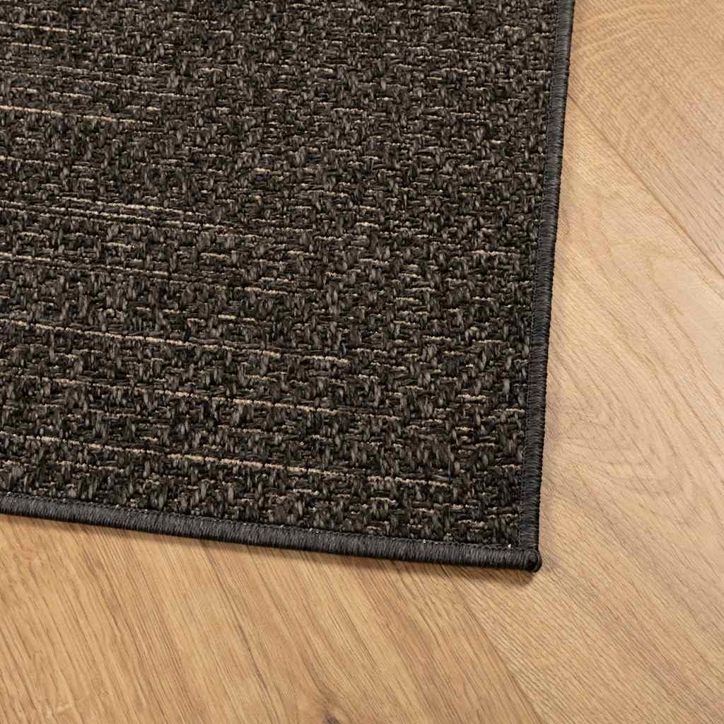 Teppich ZIZUR Anthrazit 160x230cm Jute-Optik Indoor und Outdoor,5.48kg,4010336