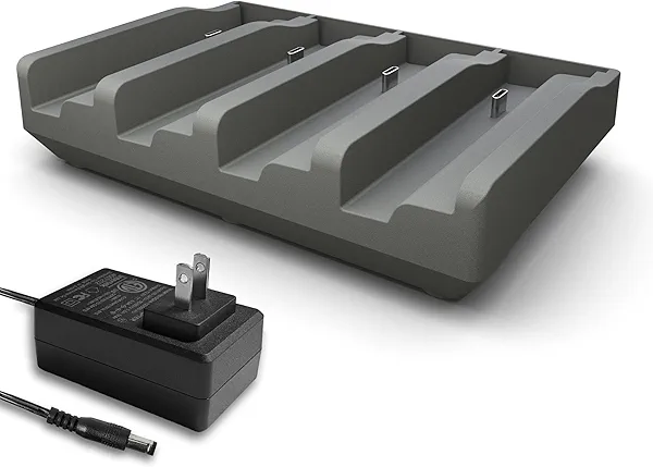 Hunting Battery Charger for Reveal Lithium Cartridge V1 and V2 with Four Charging Ports (1 Charger)
