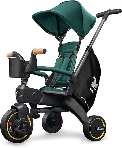 Miniatura 9 de Doona Liki Trike S3 - Triciclo plegable prémium para niños pequeños, triciclo Doona para niños pequeños, triciclo Doona para edades de 10 meses a 3